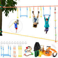 一. Slackline Kids 15m-slake Line Set Outdoor Climbing Frame With Climbing Rope Garden Games For Children Balance Children Gifts For Children: Slackline Kinder 15m-slake Line Doutdoor Mit Kletterseil Gartenspiele Für Balbalanciren K