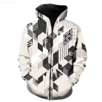 New Arrival Fashion Mens Hoodies 3D Abstract pattern Loose Fit Autumn Sweatshirt for Men Streetwear Hoody Funny Zipper Hoodie Size:XS-5XL