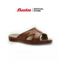 *Best Seller* Bata รองเท้าแตะผู้ชาย แบบสวม SLIPPERS-MENS สีน้ำตาล รหัส 8624089 Mensandal Fashion