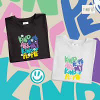 เสื้อยืดลาย Kind people (ผ้าคอตตอน สกรีนชัด สีสด ติดทน)