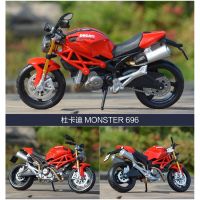 Maisto 1:12 Ducati Monster 696 Red Static Die Cast Vehicles Collectible Motorcycle Model Toys