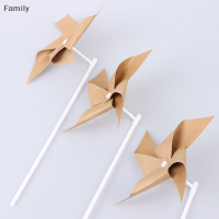 Family Flower Flash Sale 3pcs Paper PARTY pinwheels CRAFT Windmill วินเทจสไตล์หัตถกรรมของเล่น WIND spinners