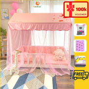 Giường Ngủ Cho Bé Hình Ngôi Nhà GOLDCAT GC38 Chất Liệu Gỗ Quế Phù Hợp Trẻ