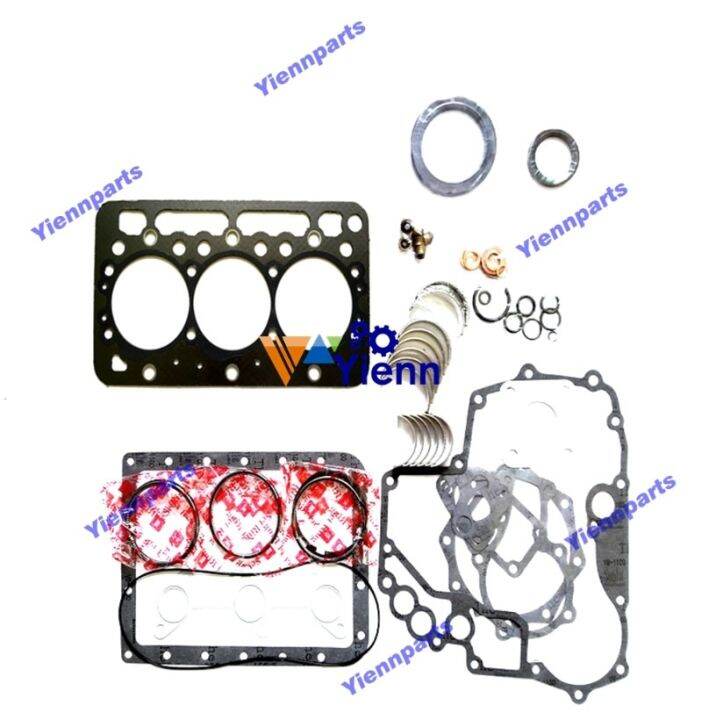 For Kubota D1301 Engine Overhaul ReRing Kit Tractor L295DT L295F L305