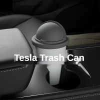 For Tesla Model 3 Car Trash Bin Garbage Cup Rubbish Box Container Storage Holder Model3 Three Organizer Interior Accessories