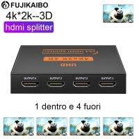 4k 2K HDMI-compatible Splitter Hub HDMi 1 In 4 Out HDCP Full HD 1080p Video HDMI Split For TV PC Monitor PS3 PS4 Xbox Projector