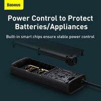 Baseus ปลั๊กพ่วงในรถ 150W ขยายช่องชาร์จ แปลงไฟ DC12V เป็น AC 110V ขนาดพกพา ชาร์จเร็ว สำหรับชาร์จศัพท์มนรถยนต์