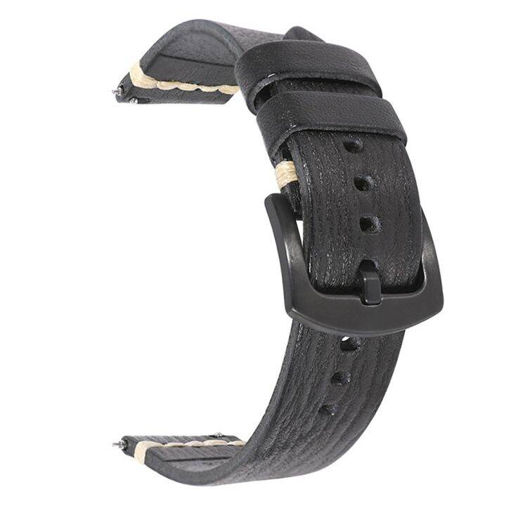 Italian vegetable tanned leather Strap For Fossil Gen 5 Carlyle HR