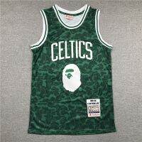 เสื้อผ้าบอลที่นิยมมากที่สุด เสื้อกีฬาแขนกุด ลายทีม NBA Jersey Boston Celtics BEmpbc60NCkpce57 สีเขียว สไตล์คลาสสิก