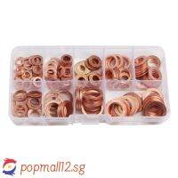 ⚡Fast Delivery⚡Washer Copper Set Automotive Parts 200Pcs 13x7x2.3cm Assortment Reliable#popmall12