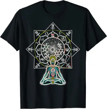Women's Slim tulle psychedelic T-shirt I