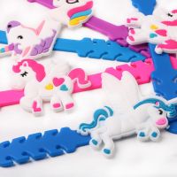 Ready Stock Soft Silicone Adjustable Ear Protectors Hook Unicorn Strawberry Cartoon Extension Strap Buckle 1.5 x 15cm For Kids Wearing