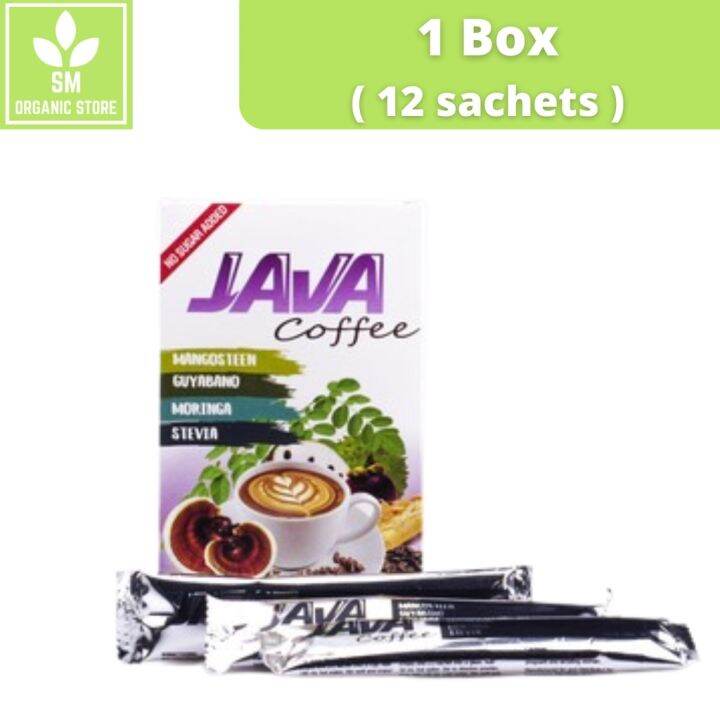 Java 8 in 1 Herbal and Healthy Coffee Mix with Guyabano Mangosteen