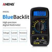 ANENG AN830L Multímetro AC/DC Current Capacitance Meter Tranistor Blue Backlight Display Test Portable Multimeter without Sheath Electrical Trade Tool