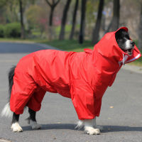 Large Dog Raincoat Outdoor Waterproof Clothes Hooded Jumpsuit Cloak For Small Big Dogs Overalls Rain Coat Lador