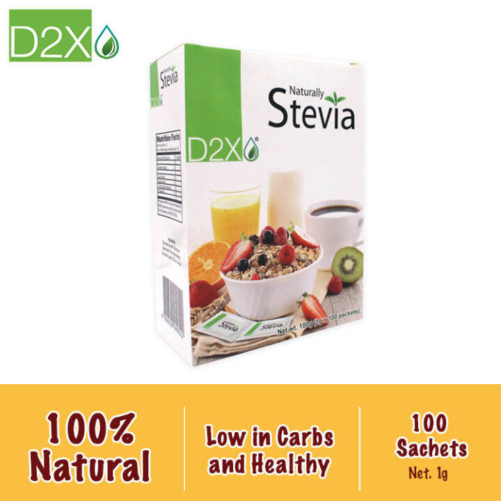 D2X Naturally Stevia 100's Lazada PH