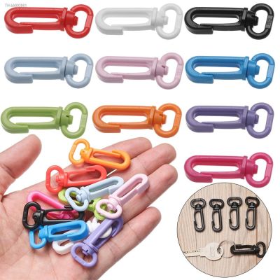 ▧◕ 10PCS Multicolor Plastic Bottle Hooks Snap Spring Clasp EDC Keychain Buckles Clips Tactical Survival Gear Climbing Carabiners
