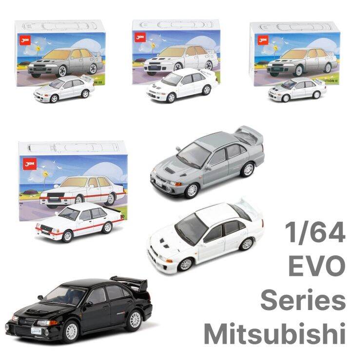 1-64-mitsubishi-lancer-evolution-evo-รถของเล่น-moo-di-veicolo-jackiekim-3-collezione-di-metalla-pressofuso-a-ruota-rilia-regalo-per-ragazzo