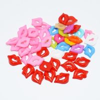 【YF】❆☽▬  100pcs14x20mm 13X18MM Plastic Mouth Lips Accessories Diy doll Making Scrapbooking Crafts