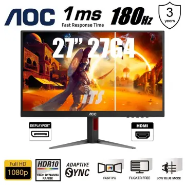 AOC 27G2- Monitor Gaming Full HD (IPS, 1ms, 144Hz, Free-Sync, HDMI