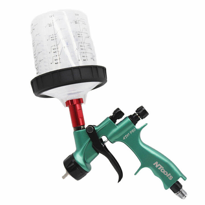 Mix Tank Spray With Adpater 1.3mm Paint Spray WaterBased Paint Air