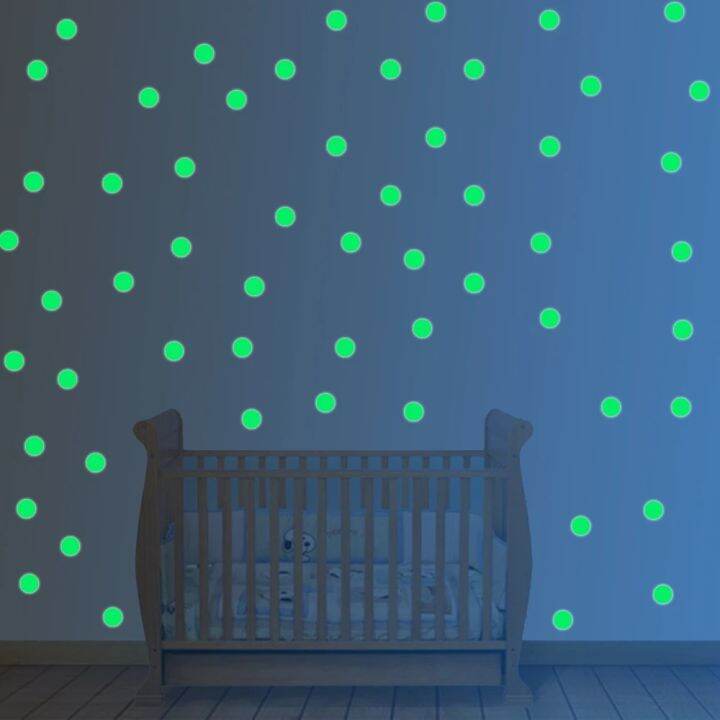 407pcs-3d-round-dot-luminous-wall-stickers-diy-home-decor-glow-in-the-dark-fluorescent-wallpaper-kid-room-decorative-wall-murals