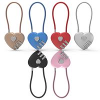 【YF】 New Love Shape Lock Wedding Gift Heart Style Password Code Padlock for Schoolbag Trolley Case Concentric Free Shipping