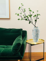 ประดิษฐ์ลำต้นพืช F AUX ใบสีเขียวยูคาสาขา Ficus กิ่งไม้เฟิร์นปลอมพุ่มไม้พุ่มไม้สำหรับบ้านห้องตกแต่งงานแต่งงาน