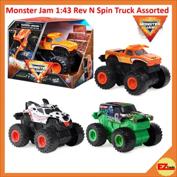 Hot Wheels GFR15 Monster Trucks Downhill Race and Go Track Set