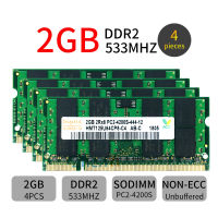 Hynix 8GB (4ชิ้น2GB) PC2-4200S DDR2 533MHz CL4 200PIN หน่วยความจำ RAM โน๊ตบุ๊ค SODIMM