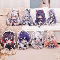 45ซม. น่ารัก Honkai Impact 3 Plush ของเล่นหมอนตกแต่งสำหรับโซฟาตกแต่งบ้านตุ๊กตา Anime Raiden Mei Kiana Bronya Specter Cushion