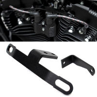 รถจักรยานยนต์ Black Coil และ Ignition Key Rrlocation Kit สำหรับ Harley Sportster Iron 883 1200 XL Super Low Custom XL883L 2007-2022