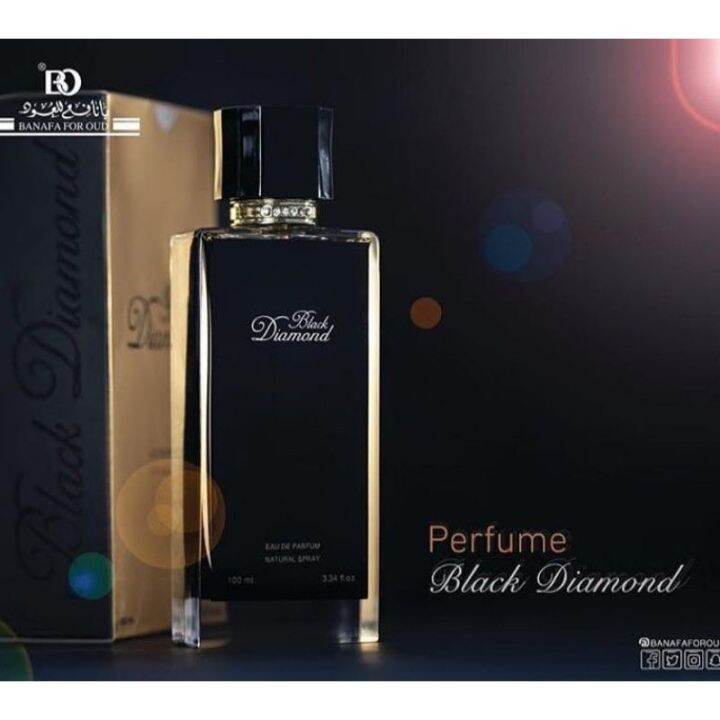 Black Diamond perfume Original from Banafa oud madinah Lazada