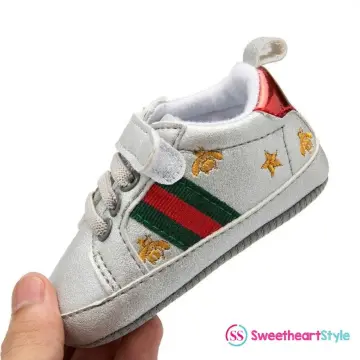ReadyStock LV/Gucci Baby Boy Shoes Boy Fashion Leather baby boy shoes Kids  Shoes Kids Kasut Budak Kasut Kanak-kanak