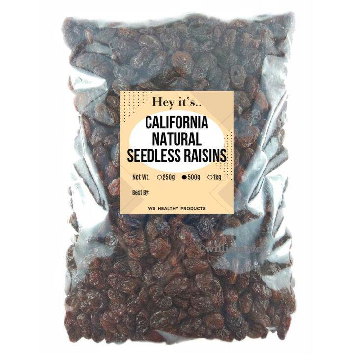 California Natural Raisins 250g 500g 1kg Lazada Ph