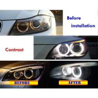 Idealhere 10W นางฟ้าตา LED ไฟหน้ารัศมีแหวนหลอดไฟสำหรับ BMW E90 E91 3 Series