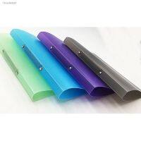 ◆⊕ 2023 New A4 Ring Binder Colorured Transparent Loose-leaf Paper File Folder Storage Supply