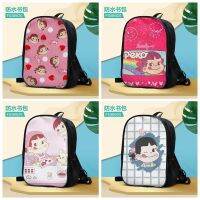 [Free ship] girl cartoon anime new style can come to map waterproof backpack school bag large-capacity