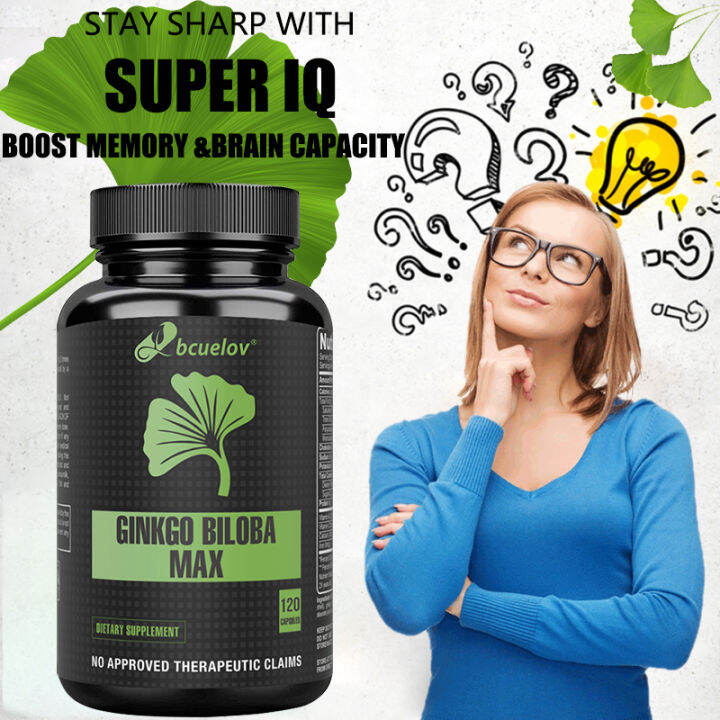 Ginkgo Biloba Max Supports Brain Health, Mental Alertness