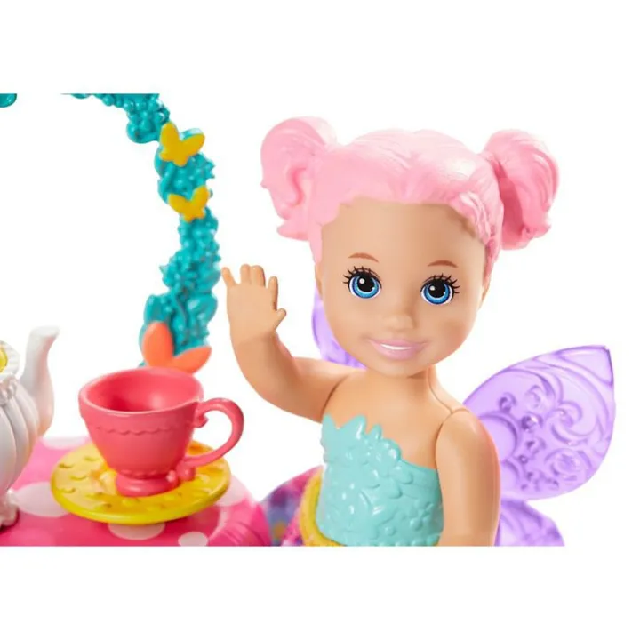 barbie-dreamtopia-fantasy-story-tea-party-amp-fairy-doll-ชุดอุปกรณ์เสริม-2-สไตล์-2020-ใหม่ล่าสุดจากบาบี้-gjk49