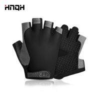 hotx【DT】 Half-finger Cycling Gloves Gym MTB Non-slip Breathable Camping Fishing Accessories