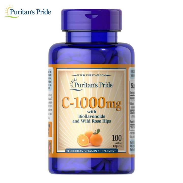 วิตามินซี-puritan-s-pride-vitamin-c-1000-mg-with-bioflavonoids-1000-mg-100-caplets