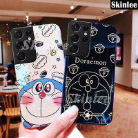 SkinleeปลอกSamsung Galaxy S21 Plusเคสโทรศัพท์น่ารักโดราเอมอนกันกระแทกออกแบบการ์ตูนคู่FullเคสกันกระแทกSamsung Galaxy S21 Ultra Galaxy S21กรณี