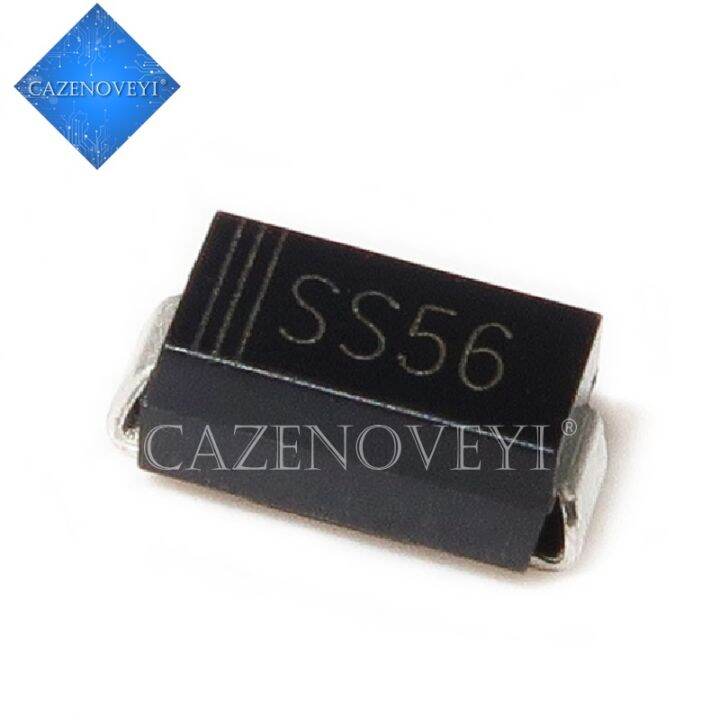 20-pcslot-ไดโอด-sr560-ss56-do-214ac-60v-5a-sma-smd-schottky-ไดโอดใหม่ดั้งเดิมมีในสต็อก