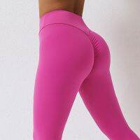 【CC】✴☂✹  Seamless Leggings Waist Elastic Scrubbing Push Up Lift Buttock Lifting Womens Gym Pants