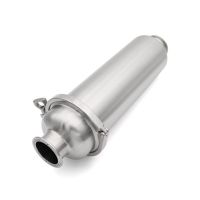 SS304 Stainless Steel Sanitary Inline Strainer Filter Fit 38 51mm Tube Pipe Tri Clamp 100 Mesh Beer Homebrew Ferrule 50.5 64mm