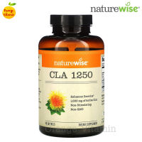 น้ำมันดอกคำฝอย ซีแอลเอ Naturewise CLA 1250 1000mg 90 Softgels ซีแอลเอ คอนจูเกตเต็ด ไลโนลิอิค แอซิท