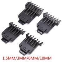 DDFHLPJ-4pcs/set T9 Universal Hair Clipper Limit Comb Guide Sets 1.5mm/3mm/6mm/10mm Limit Calipers Trimmer Guards Hairdressing Tools