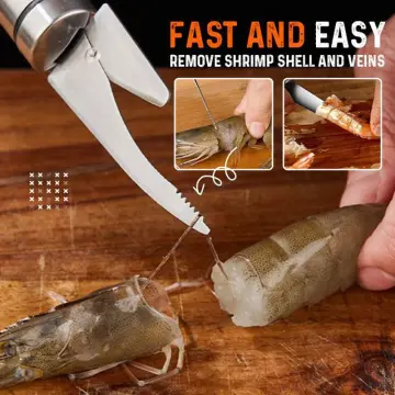 fish hook extractor shrimp meat skin