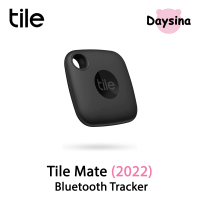 Tile Mate (2022) Bluetooth Tracker, Keys Finder and Item Locator; Up to 250 ft. Range. Up to 3 Year Battery. Water-Resistant. Phone Finder. iOS and Android Compatible, 1 Pack [ อุปกรณ์ติดตาม แทรคเกอร์ ] - Daysina